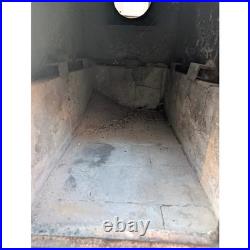 Vintage Fisher Papa Bear Wood Burning Stove Single Door Cast Iron