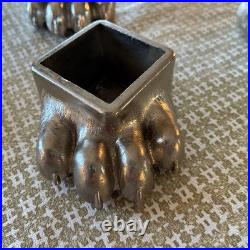 Vintage Fisher Wood Stove Bear Claw Feet