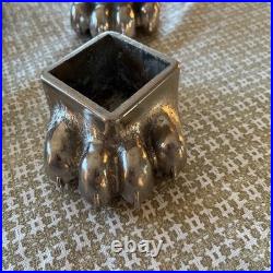 Vintage Fisher Wood Stove Bear Claw Feet