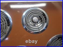 Vintage General Electric GE Push Button Brown Stove Top