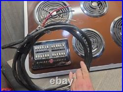 Vintage General Electric GE Push Button Brown Stove Top