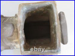 Vintage Heavy Cast Aluminum Locomotive Steam Train Wood Stove Humidifier