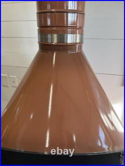 Vintage MCM Preway Fireplace Stove-Coppertone Ombré Color