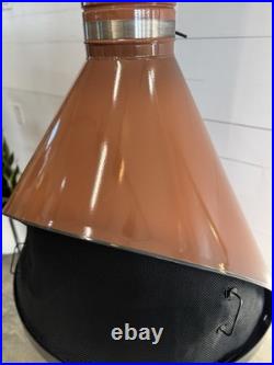 Vintage MCM Preway Fireplace Stove-Coppertone Ombré Color