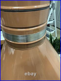 Vintage MCM Preway Fireplace Stove-Coppertone Ombré Color