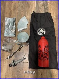 Vintage MSR XGK backpacking/mountaineering stove, multi fuel Bottle Pump
