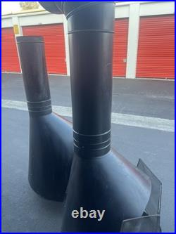 Vintage Mid-Century Indoor Firehood Fireplace Stove 1955 MCM