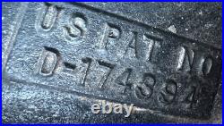 Vintage Mid-Century Indoor Firehood Fireplace Stove 1955 MCM