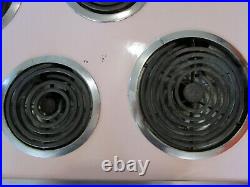 Vintage Mid Century Pink GENERAL ELECTRIC Cooktop Stove Wall Oven Built In