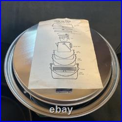 Vintage Mirro Aluminum Camp Kit 15 Piece Camping Cooking Set New Old Stock
