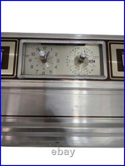 Vintage Montgomery Ward Oven Stove Top Panel & 3 Burner Plates (Rare)