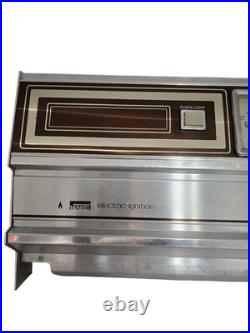 Vintage Montgomery Ward Oven Stove Top Panel & 3 Burner Plates (Rare)