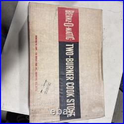 Vintage NOS Bernz O Matic 2 Burner Propane Cook Stove Camping NEW IN BOX