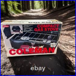 Vintage NOS Coleman 2 Burner Camp Stove 425F499 New Camping Survival Prepper