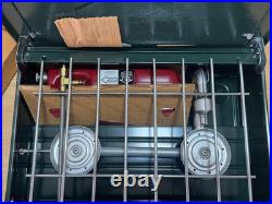 Vintage NOS Coleman 2 Burner Camp Stove 425F499 New Camping Survival Prepper