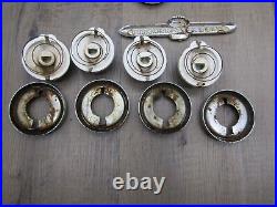 Vintage O'Keefe & Merritt Gas Stove Oven Parts Clock & Trim Gas Knobs Range More