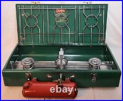 Vintage Oct. 1970 Coleman 426D. 3-Burner Camp Stove. Made in USA. New Working