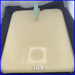 Vintage Original Chambers Stove Utility Closet Outer Door Yellow With Handle