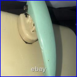 Vintage Original Chambers Stove Utility Closet Outer Door Yellow With Handle