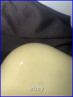 Vintage Original Chambers Stove Utility Closet Outer Door Yellow With Handle