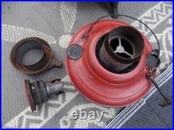 Vintage Perfection #525 Kerosene Oil Heater Stove Cabin Patio Antique Stove red