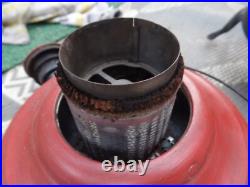 Vintage Perfection #525 Kerosene Oil Heater Stove Cabin Patio Antique Stove red