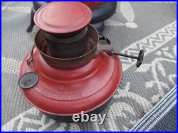 Vintage Perfection #525 Kerosene Oil Heater Stove Cabin Patio Antique Stove red