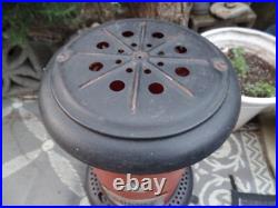 Vintage Perfection #525 Kerosene Oil Heater Stove Cabin Patio Antique Stove red