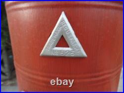 Vintage Perfection #525 Kerosene Oil Heater Stove Cabin Patio Antique Stove red