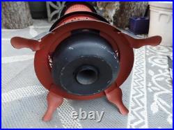 Vintage Perfection #525 Kerosene Oil Heater Stove Cabin Patio Antique Stove red