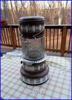 Vintage Perfection #750 Enamel Kerosene Wick Parlor Heater with Good Burner NICE