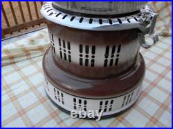 Vintage Perfection #750 Enamel Kerosene Wick Parlor Heater with Good Burner NICE