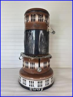 Vintage Perfection Kerosene Oil Heater with Pyrex-Style Glass Globe, Used