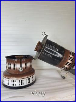 Vintage Perfection Kerosene Oil Heater with Pyrex-Style Glass Globe, Used