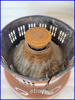 Vintage Perfection Kerosene Oil Heater with Pyrex-Style Glass Globe, Used