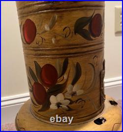 Vintage Perfection No. 12 Oil Kerosene Heater Stove Tole Paint 1970s EXCELLENT