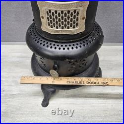 Vintage Perfection No 525 Black Oil Heater Pat 1913 Kerosene Stove Untested