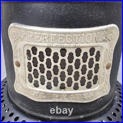 Vintage Perfection No 525 Black Oil Heater Pat 1913 Kerosene Stove Untested