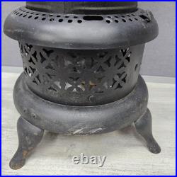 Vintage Perfection No 525 Black Oil Heater Pat 1913 Kerosene Stove Untested