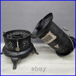 Vintage Perfection No 525 Black Oil Heater Pat 1913 Kerosene Stove Untested