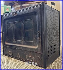 Vintage Perfection Wood Stove Warming Oven Cleveland Ohio 1919 Flower Farmhouse