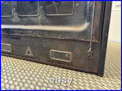 Vintage Perfection Wood Stove Warming Oven Cleveland Ohio 1919 Flower Farmhouse