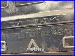 Vintage Perfection Wood Stove Warming Oven Cleveland Ohio 1919 Flower Farmhouse