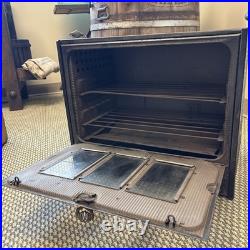 Vintage Perfection Wood Stove Warming Oven Cleveland Ohio 1919 Flower Farmhouse