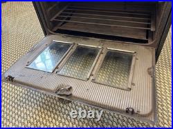 Vintage Perfection Wood Stove Warming Oven Cleveland Ohio 1919 Flower Farmhouse