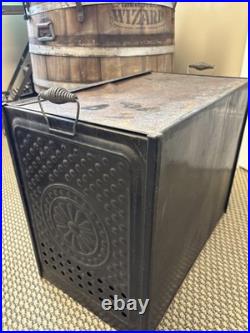 Vintage Perfection Wood Stove Warming Oven Cleveland Ohio 1919 Flower Farmhouse