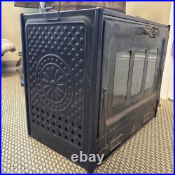Vintage Perfection Wood Stove Warming Oven Cleveland Ohio 1919 Flower Farmhouse