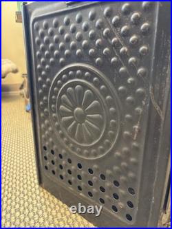 Vintage Perfection Wood Stove Warming Oven Cleveland Ohio 1919 Flower Farmhouse