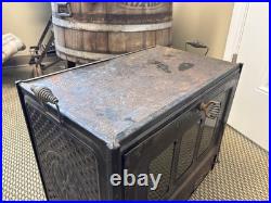 Vintage Perfection Wood Stove Warming Oven Cleveland Ohio 1919 Flower Farmhouse