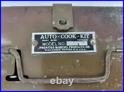 Vintage Prentiss Wabers Model No 8 Auto Cook Kit Stove Rapids Wisconsin USA